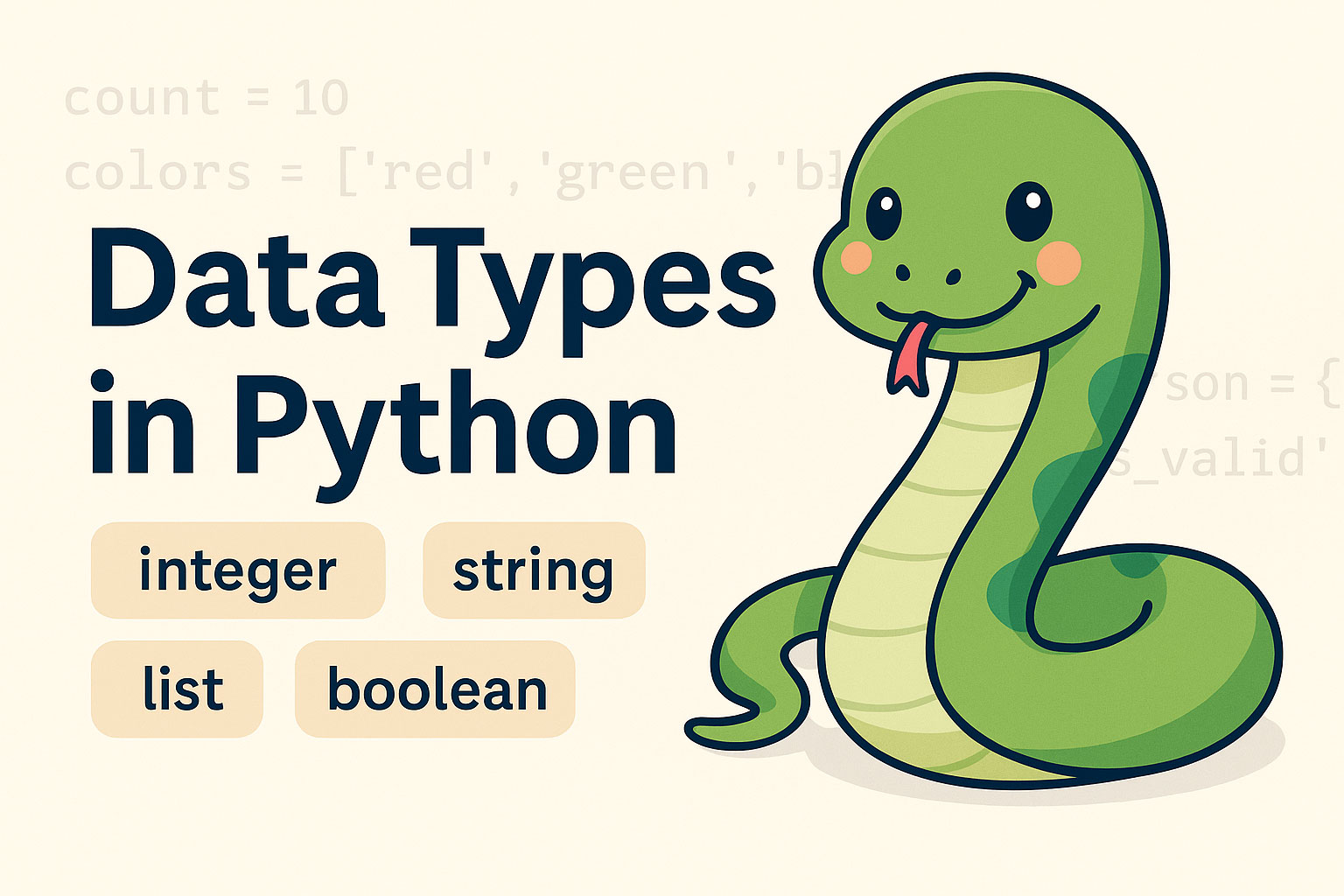 1.2 — Data Types in Python (Meet the Personalities of Your Code ...